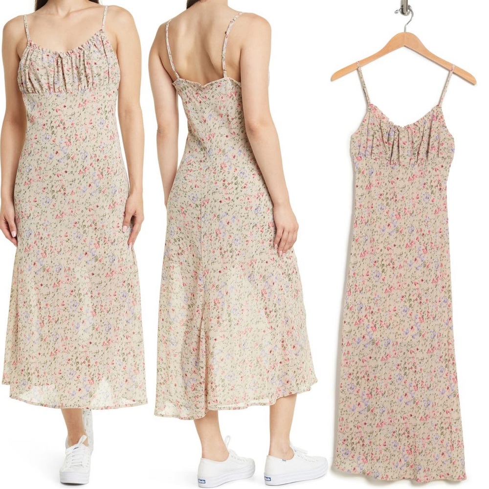 🛑 1 hour sale. No Frills Los Angeles, florals dresses 👗